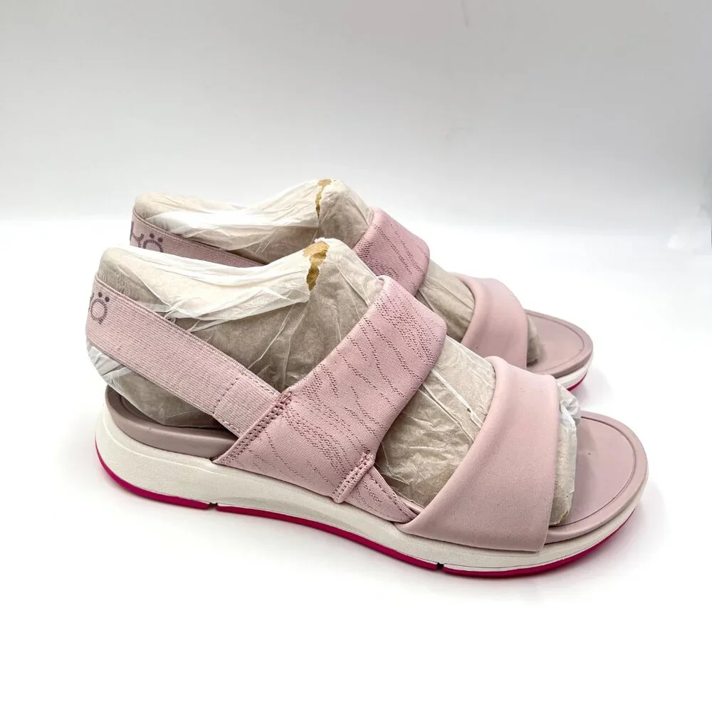 6.5W 6.5 WIDE WIDTH‎ Ryka Womens Trance Pink Comfort Sandals Shoes